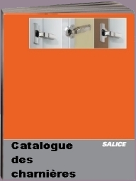 Catalogue et fiches techniques des charnières Salice.